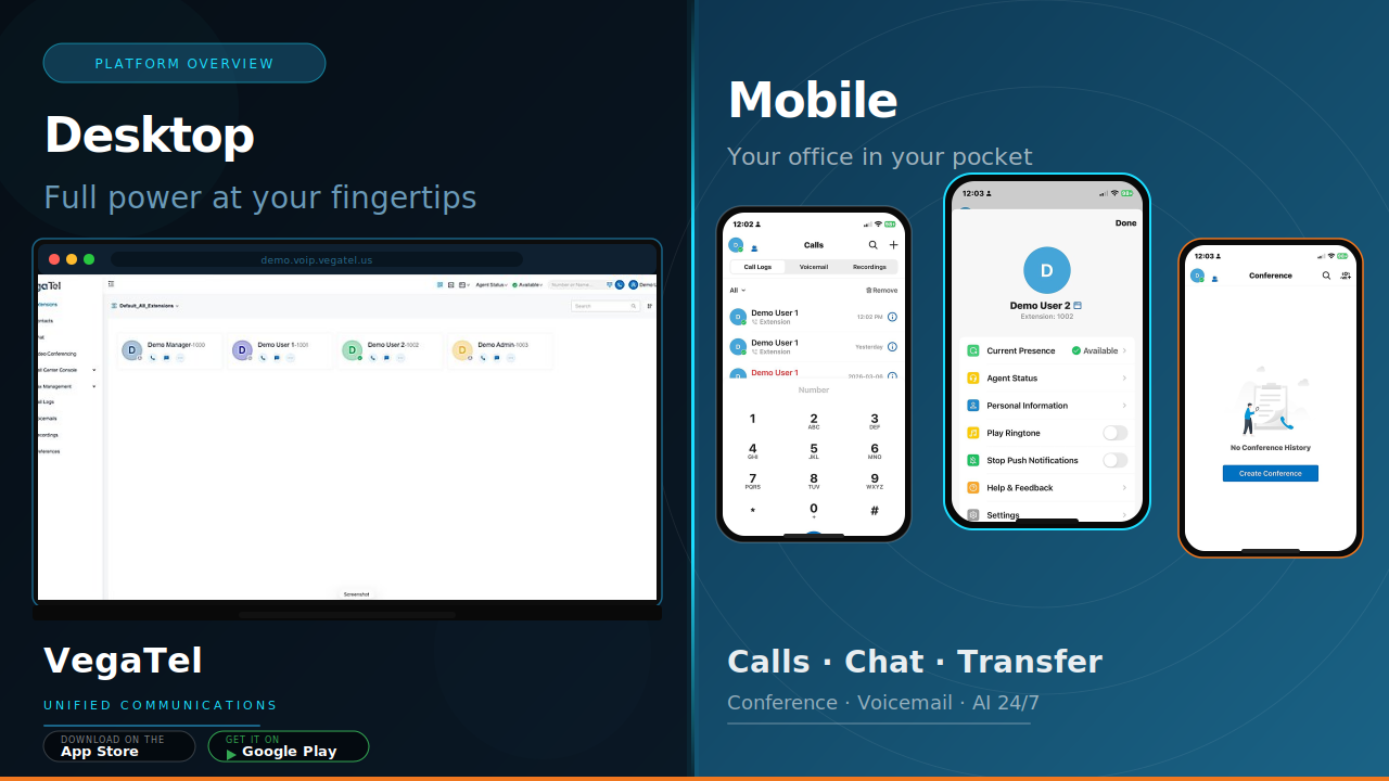 VegaTel Split Universe