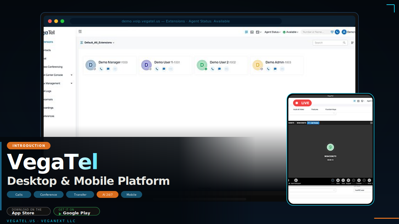 VegaTel Product Launch